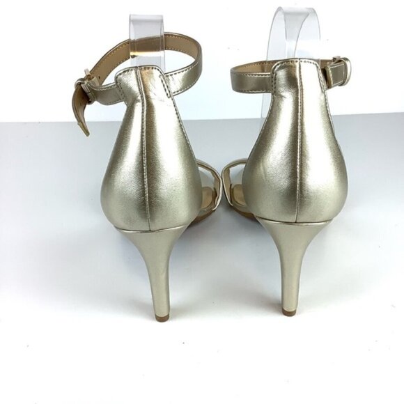 NATURALIZER METALLIC GOLD DRESS SANDALS NWOT - Picture 7 of 11